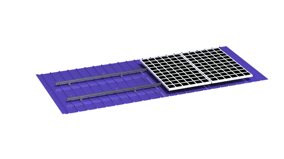 Ticari 88m / S Metal Çatı Güneş Kelepçeleri Fotovoltaik Kalay Çatı Montajı