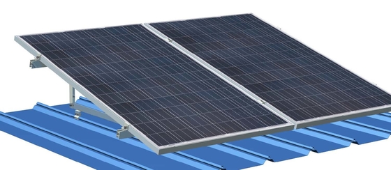 Güneş Panelleri için Üçgen Fotovoltaik Metal Çatı Kelepçeleri 60m / S Oluklu