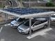 4 Kolonlu Fotovoltaik Güneş Paneli Carport Alüminyum Otopark Sistemi