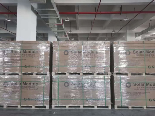 Eloksal 182 Monokristal Güneş Modülü Silikon Tam Siyah Panel